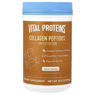 Vital Proteins, пептиды коллагена, соленая карамель, 299 г (10,5 унции) купить в Киеве и Украине
