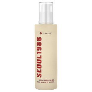 K-Secret, Seoul 1988 Essence, Snail Mucin 97% + Rice, 3.38 fl oz (100 ml)