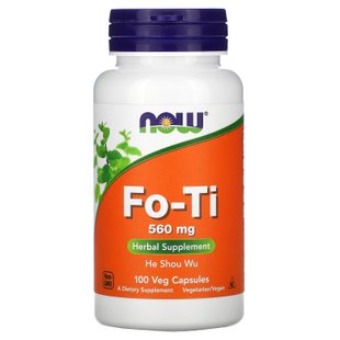 Горец многоцветковый Now Foods (Fo-Ti Ho Shou Wu) 560 мг 100 вегетарианских капсул купить в Киеве и Украине