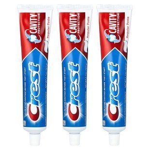 Crest, Cavity Protection, Fluoride Anticavity Toothpaste, Regular Paste, 3 Pack, 5.7 oz (161 g) Each купить в Киеве и Украине