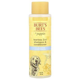 Burt's Bees, Шампунь и кондиционер 2-в-1 для щенков без слез с пахтой и льняным семенем, 16 жидких унций (473 мл) купить в Киеве и Украине