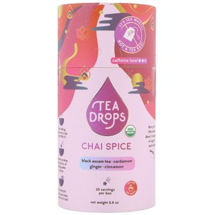 Чай Спайс, Chai Spice, Tea Drops, 80 г купить в Киеве и Украине