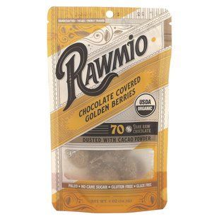 Rawmio, Chocolate Covered Golden Berries, 70% Dark Raw Chocolate, 2 oz (56.7 g) купить в Киеве и Украине