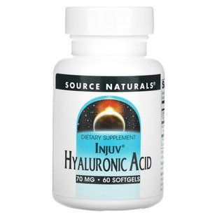 Гиалуроновая кислота Source Naturals (Hyaluronic Acid) 70 мг 60 капсул купить в Киеве и Украине