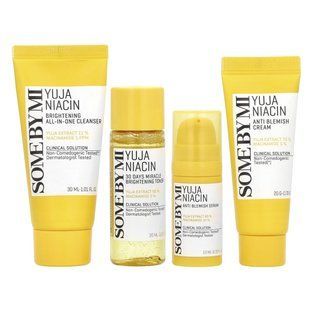 SOME BY MI, Стартовий набір із ніацином Yuja Anti Blemish, 4 шт