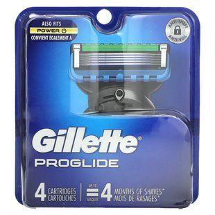 Сменные кассеты для бритья Fusion5 Proglide, Gillette, 4 кассеты купить в Киеве и Украине