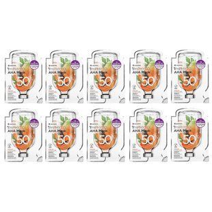 Leaders, I'mPhyto AHA Beauty Mask, 10 Sheets, 0.77 fl oz (23 ml) Each купить в Киеве и Украине
