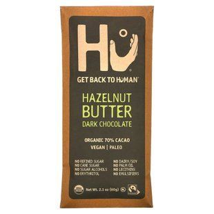 Hazelnut Butter, Dark Chocolate, Hu, 60 g