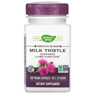 Расторопша стандартизированная Nature's Way (Milk Thistle) 120 капсул купить в Киеве и Украине