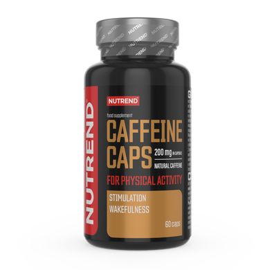 Натуральний кофеїн Nutrend (Caffeine Caps) 60 капсул