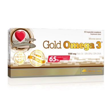 Gold Omega 3 65% OLIMP 60 caps купить в Киеве и Украине