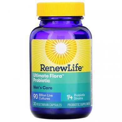 Комплекс пробіотиків для чоловіків Renew Life (Ultimate Flora) 90 млрд 30 вегетаріанських капсул
