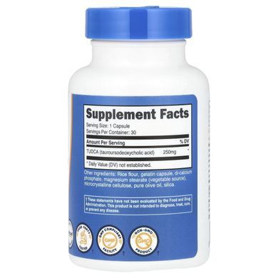 Nutricost, TUDCA, 250 mg, 30 Capsules купить в Киеве и Украине