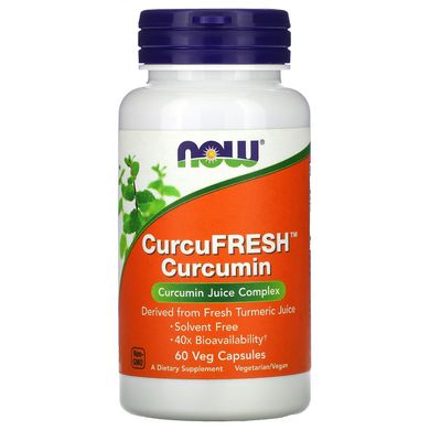 Куркумін Now Foods (CurcuFresh Curcumin) 700 мг 60 капсул