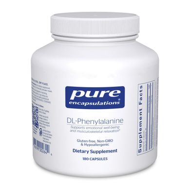 Фенілаланін Pure Encapsulations (DL-Phenylalanine) 180 капсул