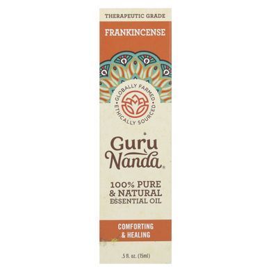 GuruNanda, 100% Pure & Natural Essential Oil, Frankincense, 0.5 fl oz (15 ml)