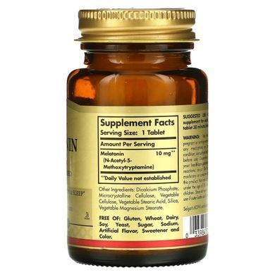 Melatonin Solgar (Melatonin) 10 mg 60 tablets
