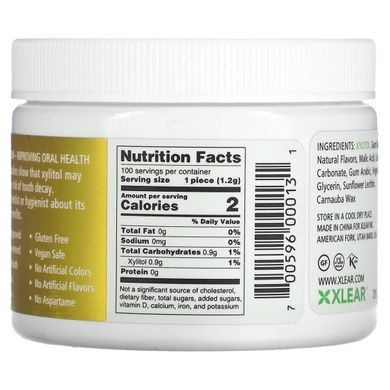 Spry, chewing gum, fresh fruits, sugar-free, Xlear, 100 pieces (108 g)
