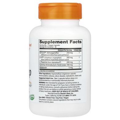 Формула для сна Doctor's Best (Sleep Formula) 60 капсул купить в Киеве и Украине
