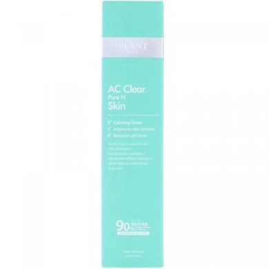 Заспокійливий тонер, AC Clear, чиста N шкіра, The Plant Base, 150 мл