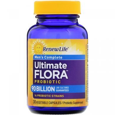 Комплекс пробіотиків для чоловіків Renew Life (Ultimate Flora) 90 млрд 30 вегетаріанських капсул