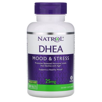 Дегідроепіандростерон Natrol (DHEA) 25 мг 300 таблеток