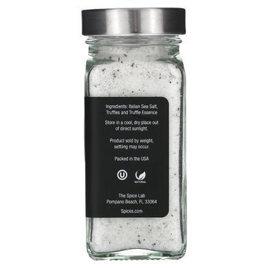 Итальянская морская соль с черным трюфелем, Italian Black Truffle Sea Salt, The Spice Lab, 113 г купить в Киеве и Украине