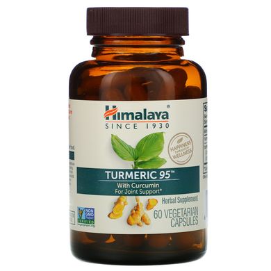 Turmeric95 з куркуміном, Himalaya, 60 вегетаріанських капсул