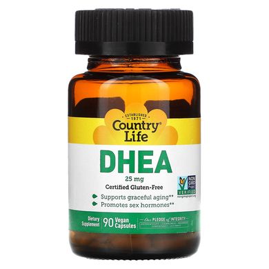 ДГЕА Country Life (DHEA) 25 мг 90 капсул
