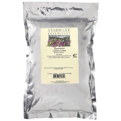Starwest Botanicals, Chamomile Flowers , 1 lb (453.6 g) купить в Киеве и Украине