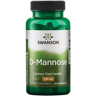 Д-манноза Swanson (D-Mannose) 700 мг 60 капсул