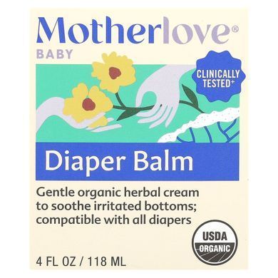 Motherlove, Baby, Diaper Balm, 4 fl oz (118 ml)