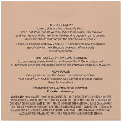 Маски для девушек, VV Beauty Sheets, The Perfect V, 14 листов, 0,063 жидких унций (1,92 мл) купить в Киеве и Украине