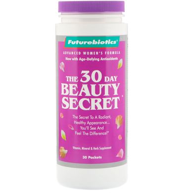 Комплекс «30-денний секрет краси», FutureBiotics, 30 пакетиків
