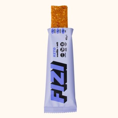 KETO Protein Bar - 10x45g Vanilla + Salt FIZI