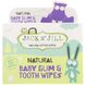 Jack n' Jill, Натуральные влажные салфетки для десен и зубов младенца, 25 салфеток в индивидуальных упаковках фото