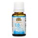 Капли витамина D3, без ароматизаторов, Natural Factors, 400 МЕ, 0,5 ж. унц. (15 мл) фото