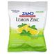 Лимон цинк, Herbalozenge, с натуральным ароматом лимона, Zand, 15 леденцов фото
