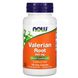 Корень валерианы Now Foods (Valerian Root) 500 мг 100 капсул фото