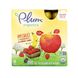 Детское пюре яблоко и банан и клубника органик Plum Organics (Mashups) 4 шт по 90 г фото