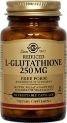 Глутатион Solgar (L-Glutathione) 250 мг 30 капсул купить в Киеве и Украине