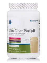 Поживна суміш для очищення організму з рисовим протеїном ваніль Metagenics (UltraClear Plus pH Rice Protein Formula) 966 г