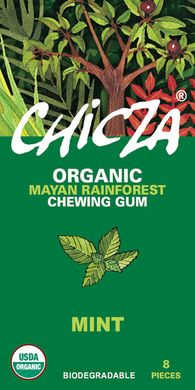 Жувальна гумка органічна м'ята Chicza Organic Chewing Gum Mint 30 г