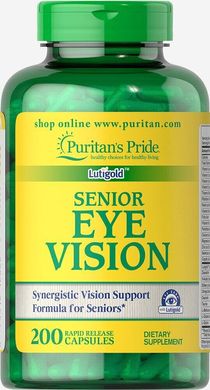 Витамины для зрения Puritan's Pride (Senior Eye Vision) 200 капсул купить в Киеве и Украине
