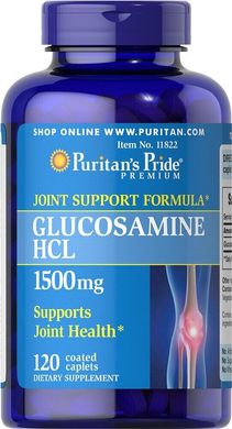 Глюкозамін, Glucosamine, Puritan's Pride, 1500 мг, 120 таблеток