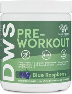 Передтренувальний комплекс зі смаком ожини Double Wood (Pre-Workout) 259,2 г