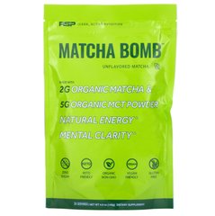 матча без добавок, Matcha Bomb, RSP Nutrition, 140 г