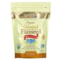 Органическое молотое льняное семя Spectrum Essentials (Organic Ground Premium Flaxseed) 396 г купить в Киеве и Украине
