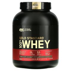 Сывороточный протеин вкус шоколада и кокоса Optimum Nutrition (Gold Standard Whey) 2.27 кг купить в Киеве и Украине