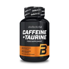 Caffeine + Taurine BioTech 60 caps купить в Киеве и Украине